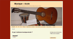 Desktop Screenshot of musique-ecole.com